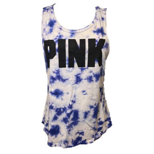 PINK Victoria’s Secret Tie Dye American Flag Tap Top